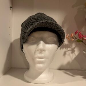Roots Grey knit hat